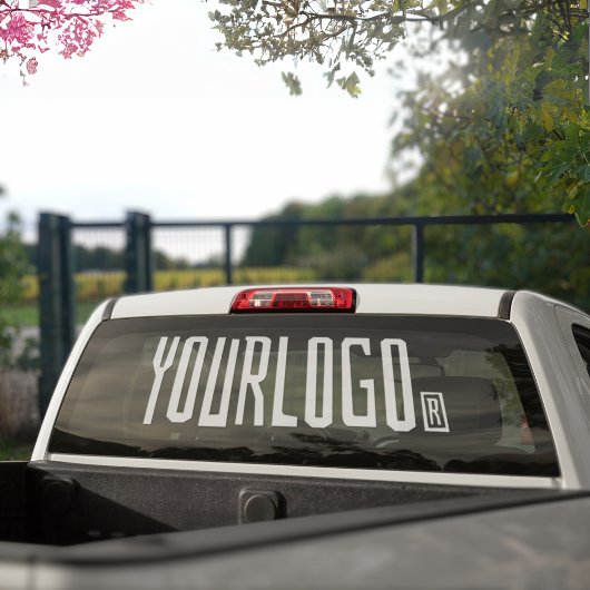 Zakelijke logo op Vinyl Auto Truck Window Decal