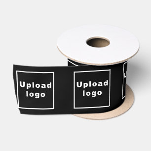 Zakelijke Logo op zwart lint
