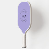 Zakelijke logo Paarse Promotie Custom Pickleball Paddle (Links)