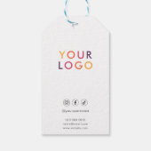 Zakelijke Logo Prijs Gift Labels Cadeaulabel (Achterkant)