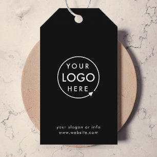 Zakelijke Logo Professioneel en professioneel zw Cadeaulabel