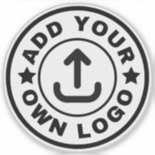 Zakelijke Logo, professioneel gemerkte waterfles S Sticker (Voorkant)