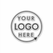 Zakelijke Logo | Professionele zakelijke laptop Sticker (Voorkant)
