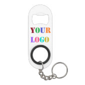 Zakelijke Logo Promotionele Sleutelhanger Flesopen Mini Flessenopener (Achterkant)