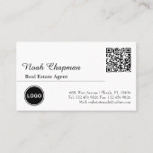 Zakelijke Logo QR-code Professionele service Visitekaartje (Voorkant)