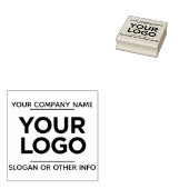 Zakelijke Logo Rubberstempel (Gestempeld)