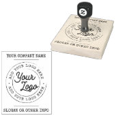 Zakelijke Logo Rubberstempel Rubberstempel (Gestempeld)