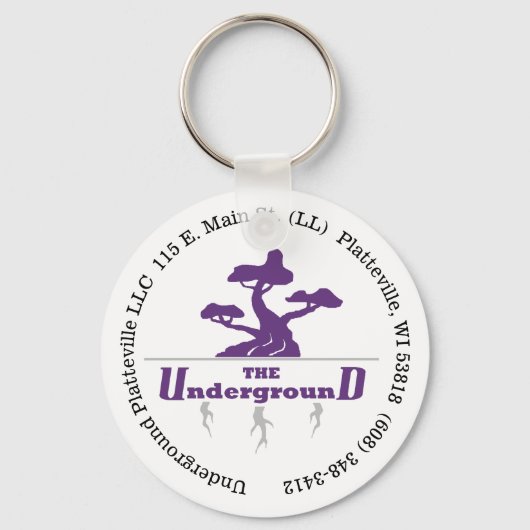 Zakelijke Logo Sleutelhanger (Voorkant)