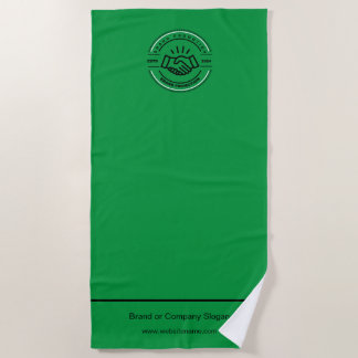 Zakelijke Logo | Strandlaken Minimalistische stran