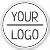 Zakelijke Logo | Telefoonnummer voor professioneel Sticker (Voorkant)