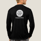 Zakelijke Logo Tri-Blend Shirt (Achterkant volledig)