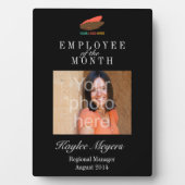 Zakelijke logo van de maandelijkse fotoprijs fotoplaat (voorkant)