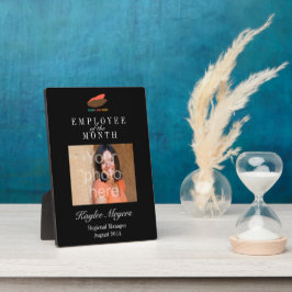 Zakelijke logo van de maandelijkse fotoprijs fotoplaat