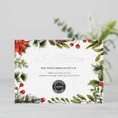 Zakelijke Logo Vrolijk Kerstfeest Feestdagen (Staand Voorkant)