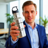 Zakelijke Logo Waterfles