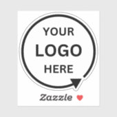 Zakelijke Logo | Waterflesje met het merk "profess Sticker (Vel)
