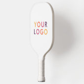 Zakelijke Logo White Pickleball Paddle (Links)