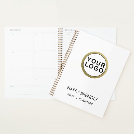 Zakelijke Logo Zwart Wit 2024 Planner (Display)