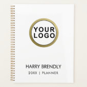 Zakelijke Logo Zwart Wit 2024 Planner (Voorkant)