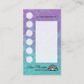  zakelijke loyaliteit Kaart Visitekaartje (Achterkant)