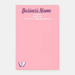 Zakelijke marketingartikelen voorzien van een roze post-it® notes
