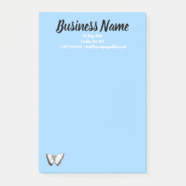 Zakelijke marketingobjecten aangepast Blauw Post-it® Notes