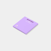 Zakelijke marketingobjecten aangepast paars post-it® notes (Schuin)