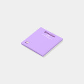 Zakelijke marketingobjecten aangepast paars post-it® notes (Schuin)