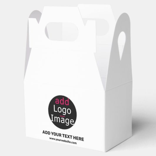 Zakelijke merken  Voeg je Logo toe Bedankdoosjes (Geopend)