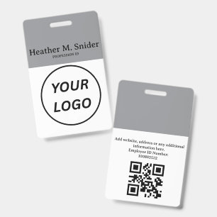 Zakelijke moderne aangepaste personeels-ID-logo-ba Badge