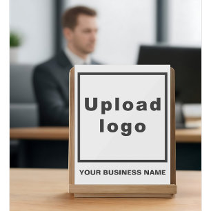 Zakelijke naam en logo Wit acrylaat bord