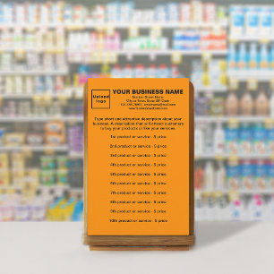 Zakelijke producten of diensten op Oranje Briefpap Briefpapier