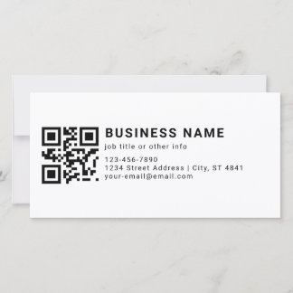 Zakelijke promotie QR-code Aankondiging
