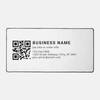 Zakelijke Promotie QR Code Bureaumat