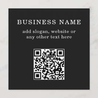 Zakelijke promotie QR-code Menu