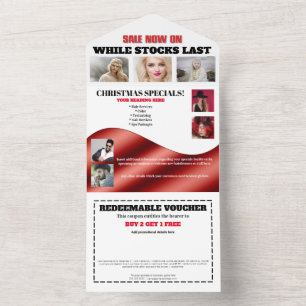 Zakelijke promotieacties bieden ideeën op afstand, all in one uitnodiging