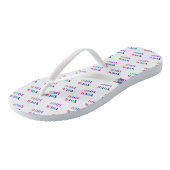 Zakelijke Promotionele Merk Flip Flops Sjabloon (Schuin)