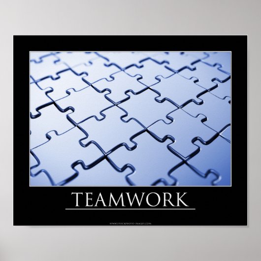 Zakelijke puzzel - Poster (Voorkant)