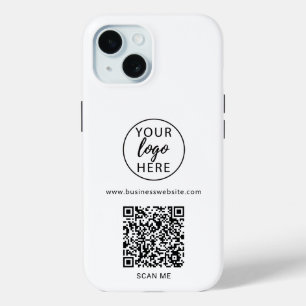 Zakelijke QR-code en bedrijfslogo