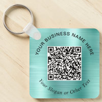 Zakelijke QR-code promotionele Teal Mintgroene