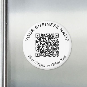 Zakelijke QR-code Witte Promotie Magneet