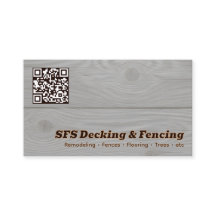 Zakelijke QR VCard voor Deck- en Omheiningbedrijve