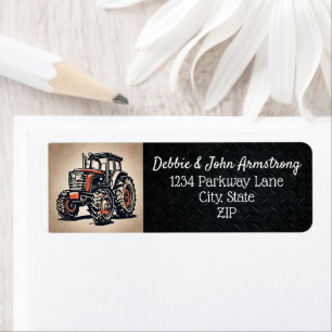 Zakelijke retourzending van de Boerderij voor Zwar Etiket