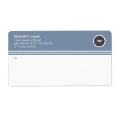 Zakelijke ronde Logo verzendlabels Etiket (Voorkant)