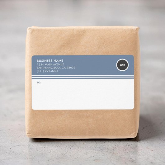 Zakelijke ronde Logo verzendlabels Etiket