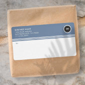 Zakelijke ronde Logo verzendlabels Etiket