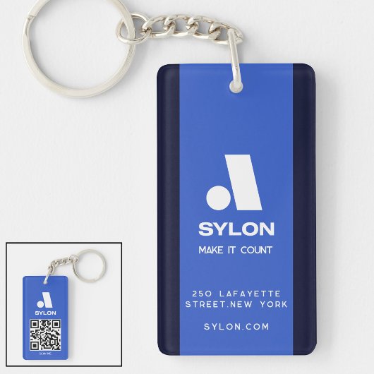 Zakelijke sleutelhangers minimalistisch clean simp