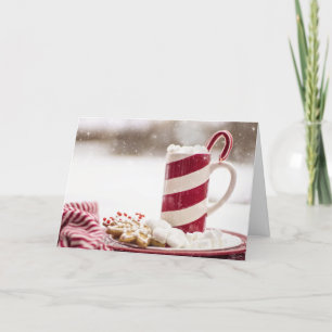 Zakelijke snoeprietkreeften voor klanten feestdagen kaart