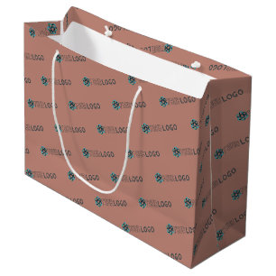Zakelijke speciale acties/aangepaste Logo die brui Groot Cadeauzakje