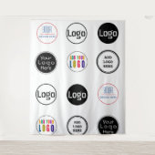 Zakelijke Step & Repeat Banner Wandkleed (Voorkant)